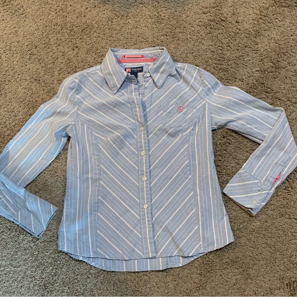 Duck Head Jeans Co Striped Blouse Medium